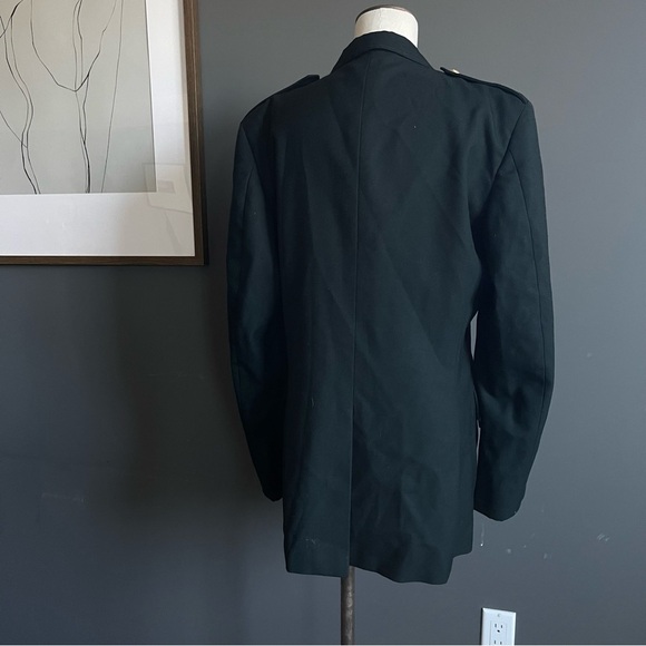 Vintage 1985 Canadian Army Military Jacket Olive Green Utility Coat Medium Tall - Picture 5 of 10